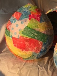 Paper Mache Easter Eggs