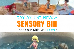 Day At The Beach Sensory Bin