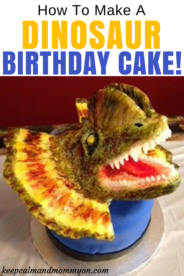 Dinosaur Birthday Cake