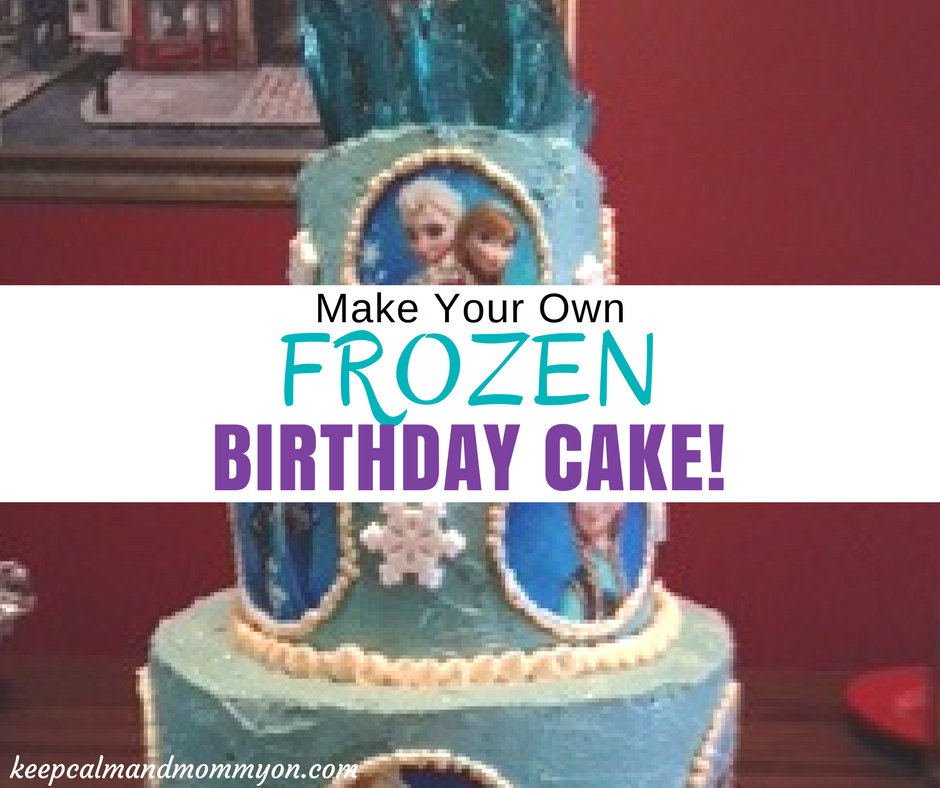 How To Make a Frozen Birthday Cake!