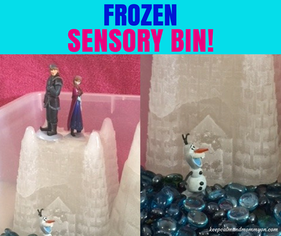 Frozen Sensory Bin!