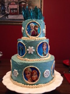 Frozen Birthday Cake