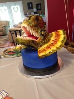 Dinosaur Birthday Cake