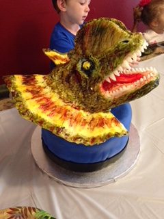 Dinosaur Birthday Cake