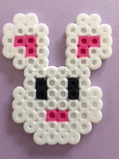 Bunny Perler Bead Pattern