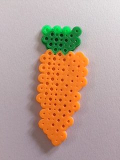 carrot perler bead pattern