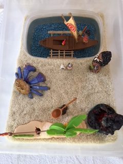 Moana Sensory Bin