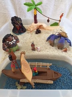 Moana Sensory Bin