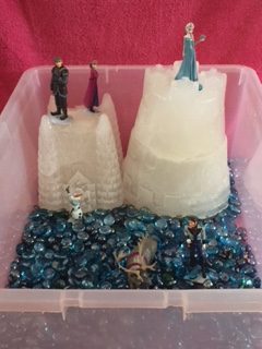 Frozen Sensory Bin