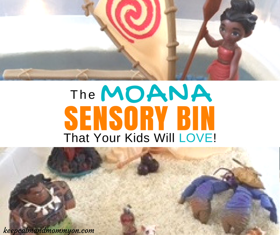 Moana Sensory Bin!