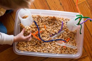 Cereal Sensory Bin