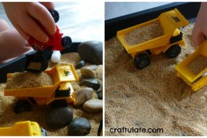 Construction Site Sensory Play