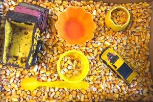 Yellow Sensory Bin