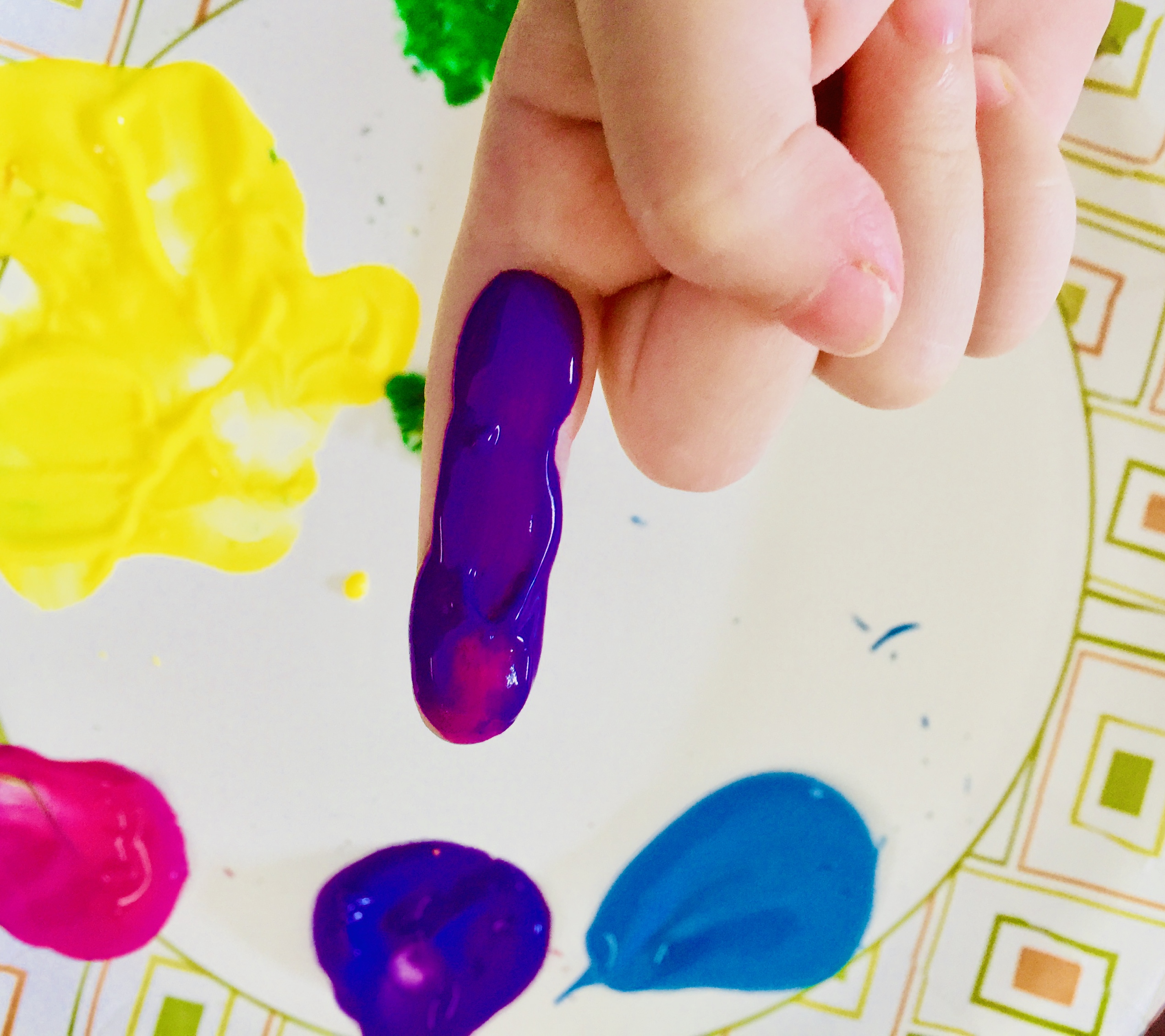 Finger Painting For Toddlers