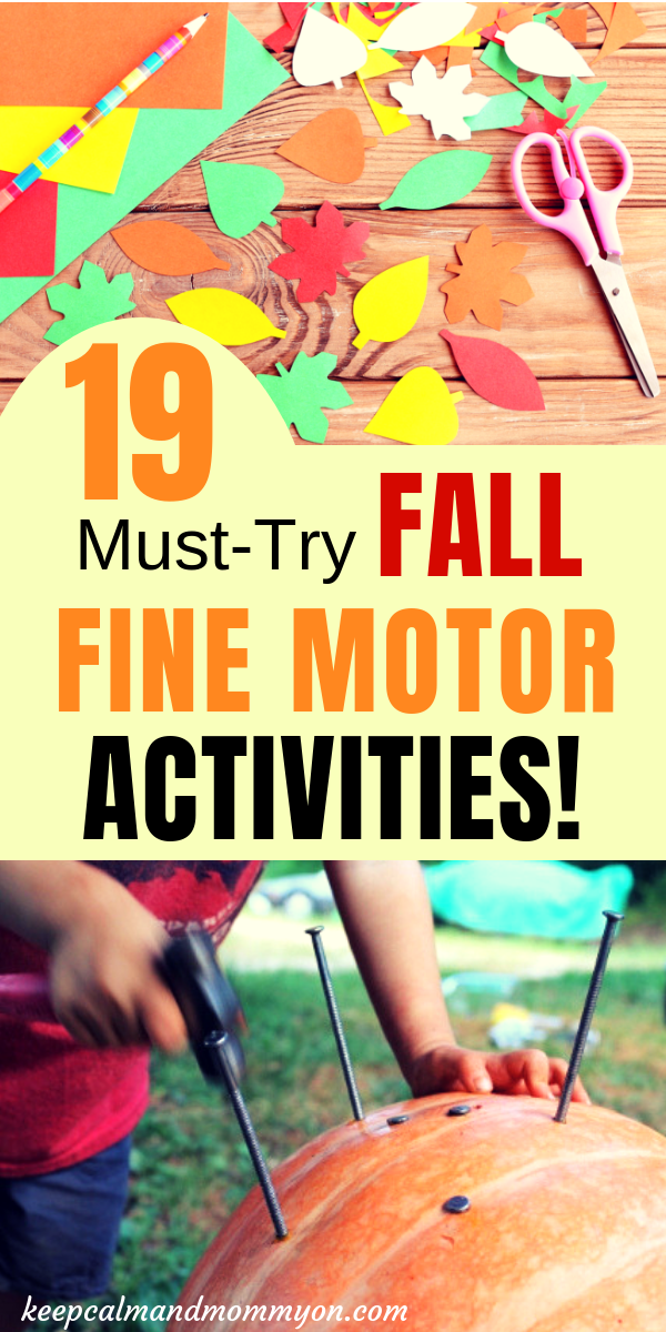 Fall Fine Motor Activities