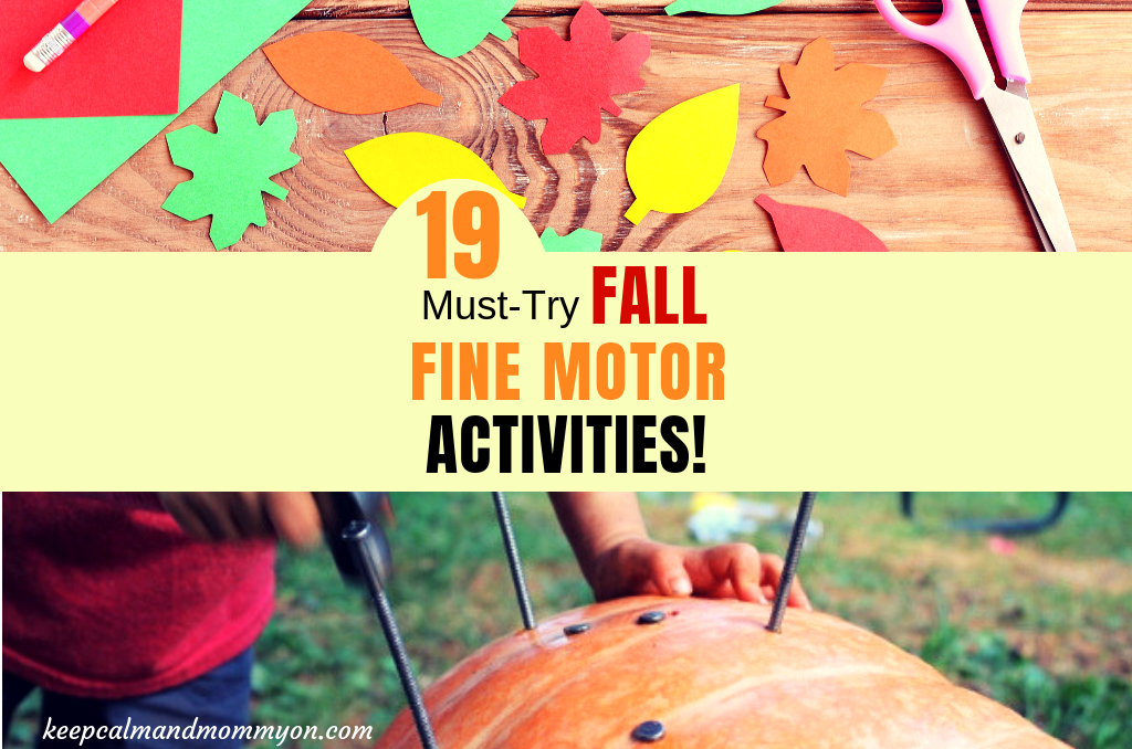19 Fall Fine Motor Activities!