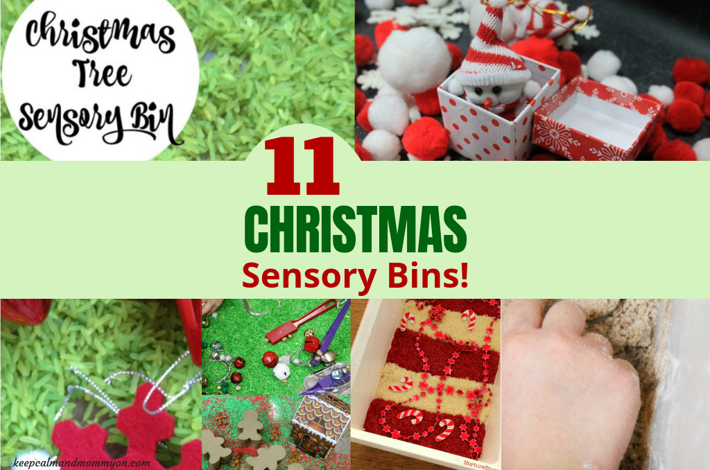 11 Christmas Sensory Bin Ideas