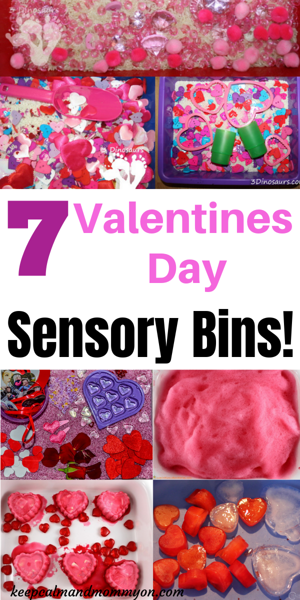 Valentines Day Sensory Bins
