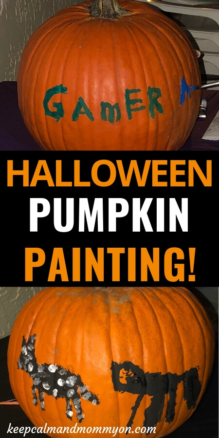 Halloween Pumpkin Painting