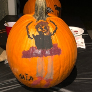 Halloween Pumpkin Painting