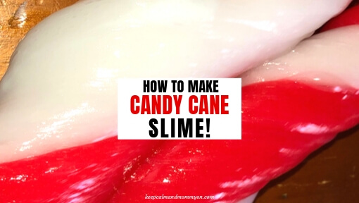 Peppermint Candy Cane Slime!