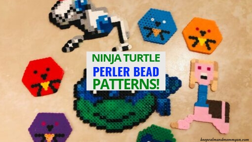 15 Ninja Turtle Perler Beads!