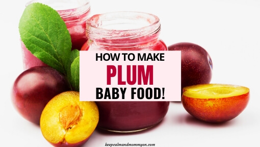 How to Make Plum Baby Food