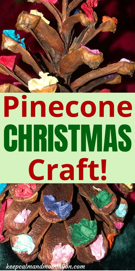 Pinecone Christmas Crafts for Preschoolers