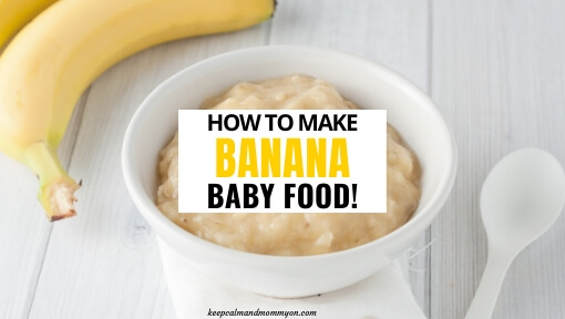 Banana Baby Food