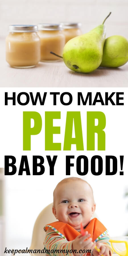 Pear Baby Food