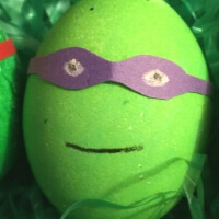 How to Make Ninja Turtle Easter Eggs
