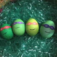 How to Make Ninja Turtle Easter Eggs