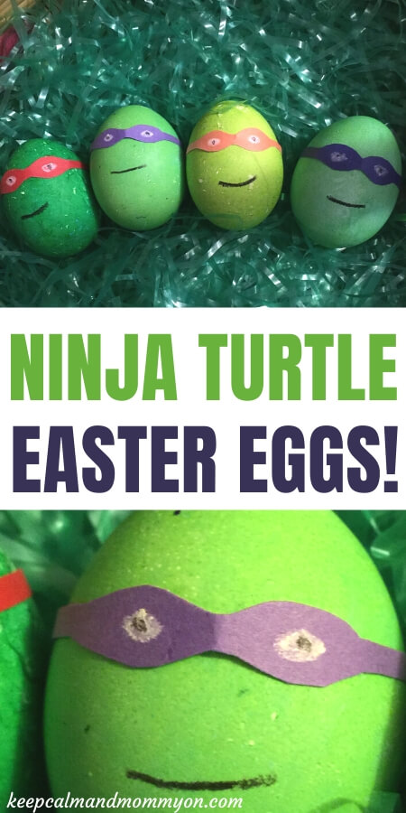 How to Make Ninja Turtle Easter Eggs