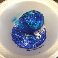 Glitter Easter Eggs