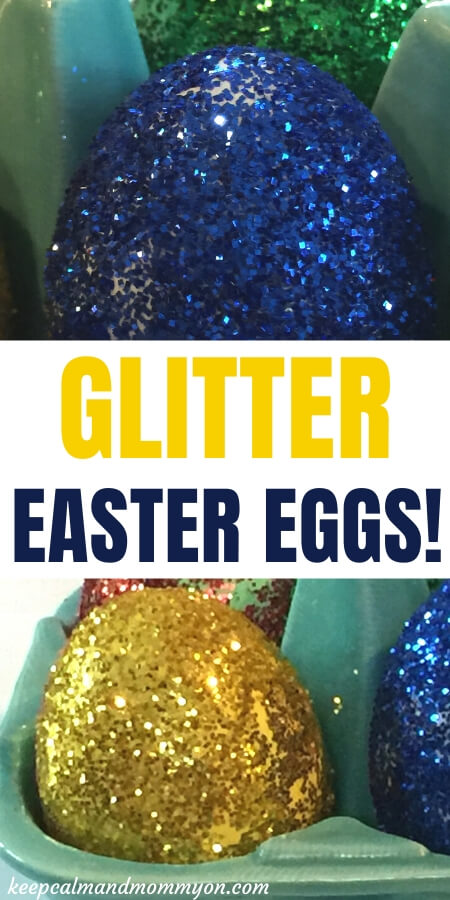 Glitter Easter Eggs