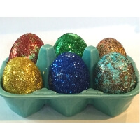 Glitter Easter Eggs