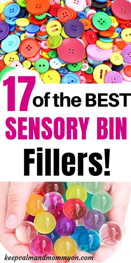 50+ Sensory Bin Fillers - Plus a Free, Printable List - Speak. Play. Love.