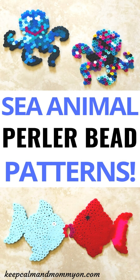 Perler Bead Sea Animals