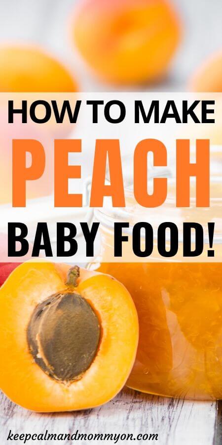 Peach Baby Food