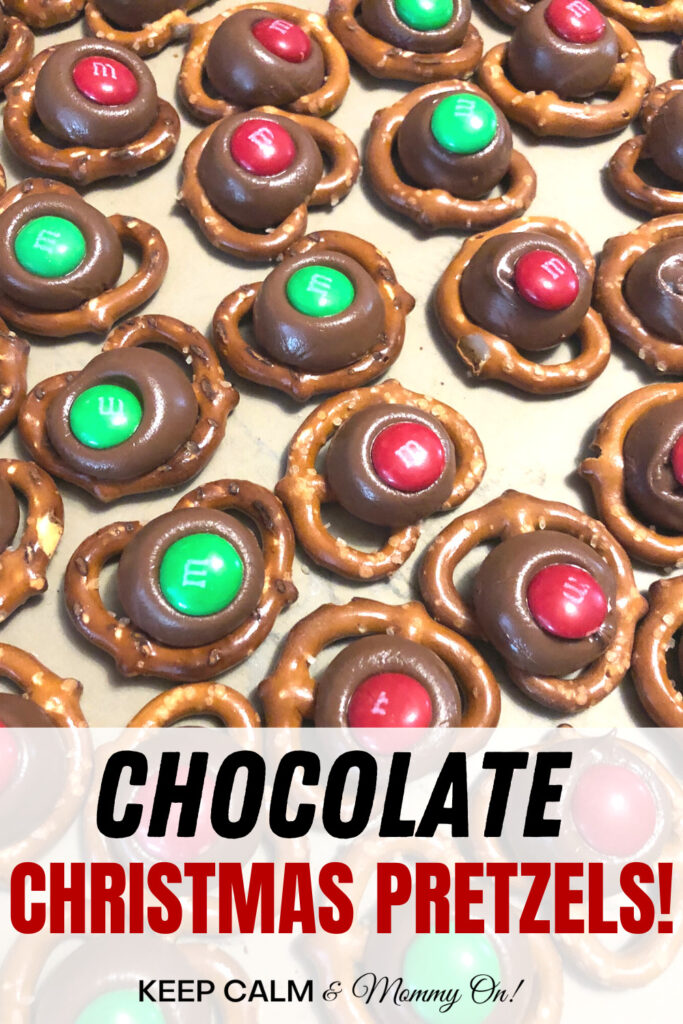 Chocolate Christmas Pretzels