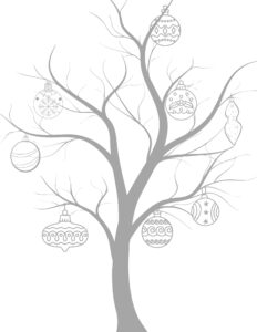 Christmas Coloring Pages Ornaments