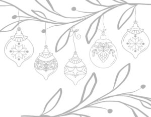 Christmas Coloring Pages Ornaments