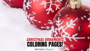 Christmas Ornaments Coloring Pages