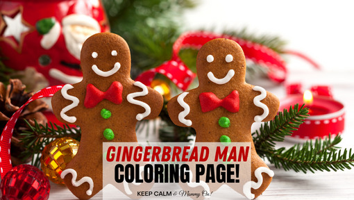 Christmas Coloring Pages Gingerbread Man