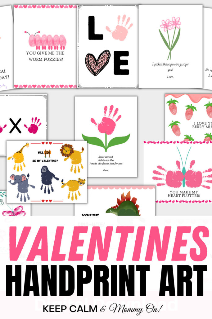 Valentines Handprint Art Bundle