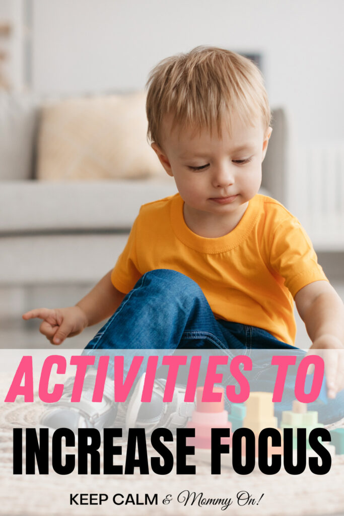 Activities to help kids focus