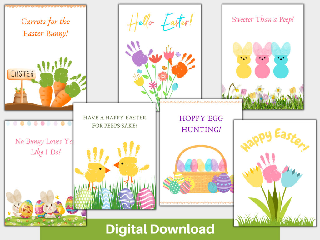 Easter Handprint Art Bundle