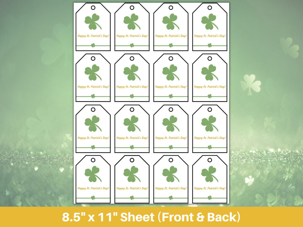 St. Patrick's Day Gift Tags