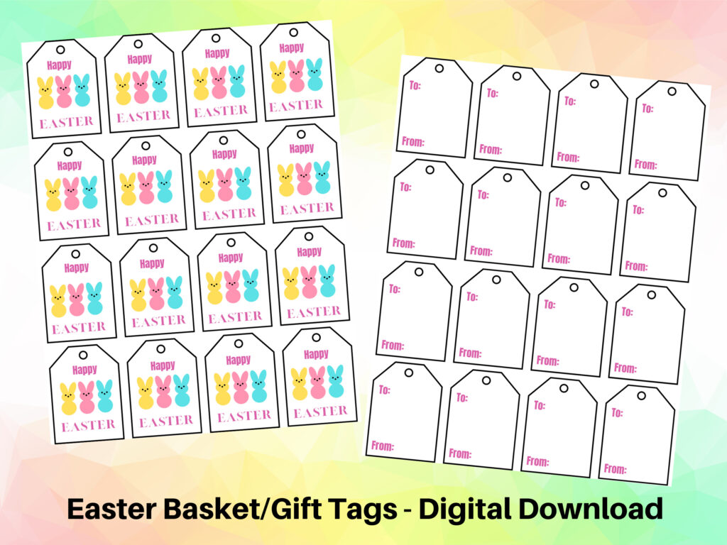 Printable Easter Gift Tags