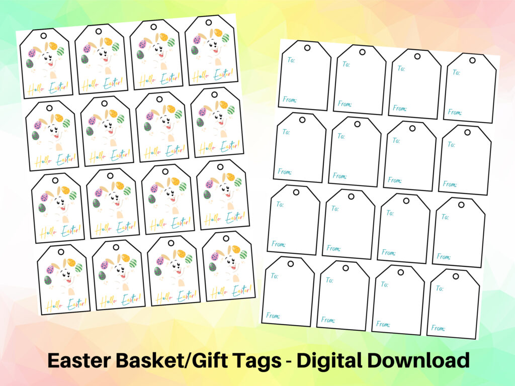 Printable Easter Gift Tags